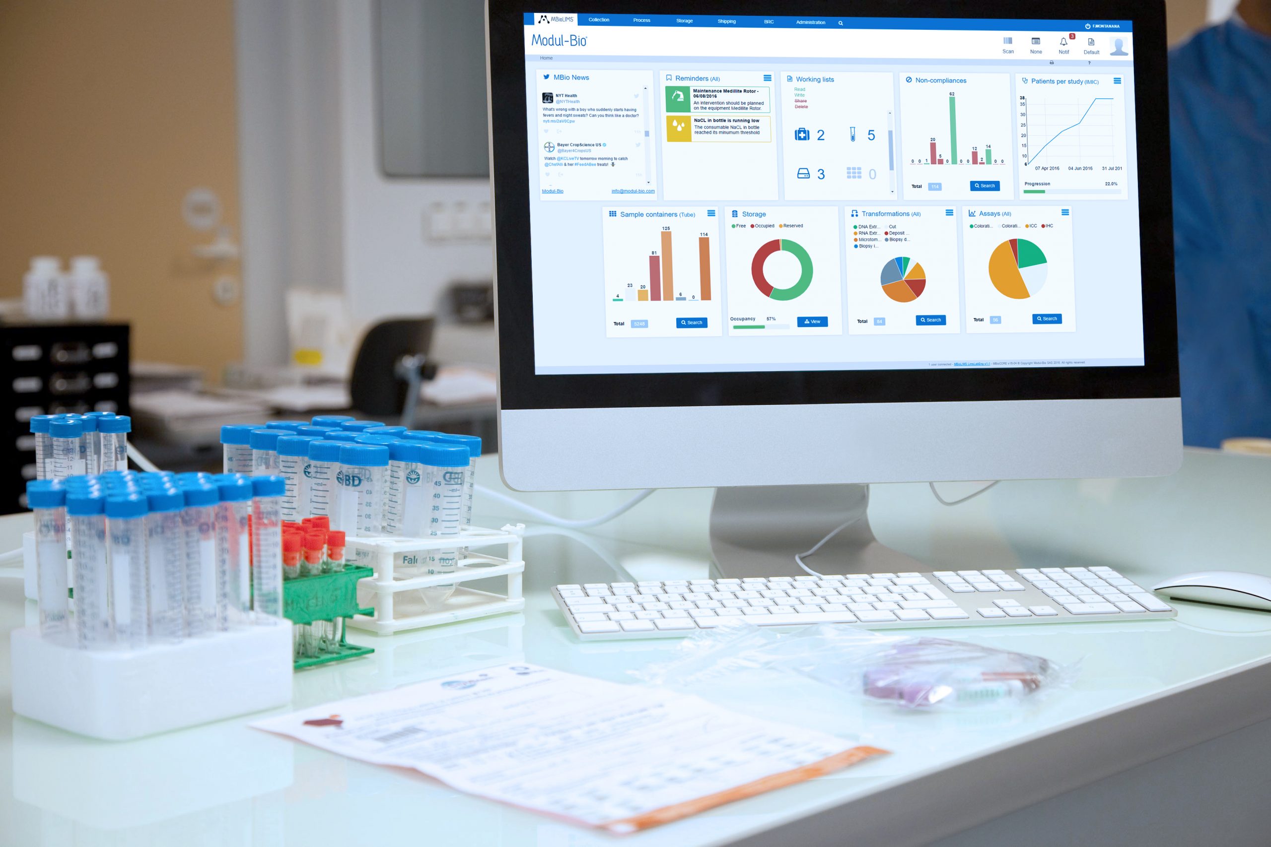 Manage the entire life cycle of your sample Manage the entire life cycle of your sample